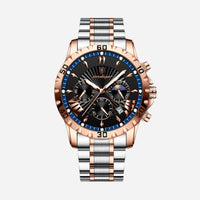 Rose Gold/Blue